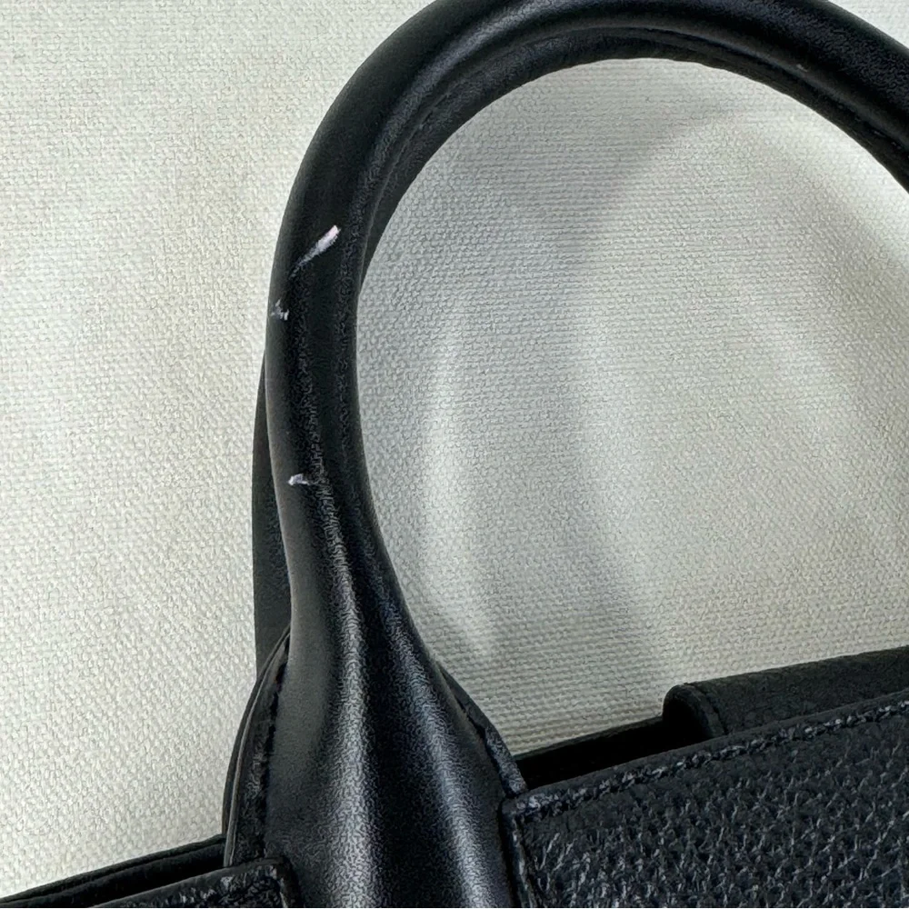 Kate Spade New York Flynn Street Small Meriwether Satchel Black Leather WKRU5488 - Picture 10 of 14